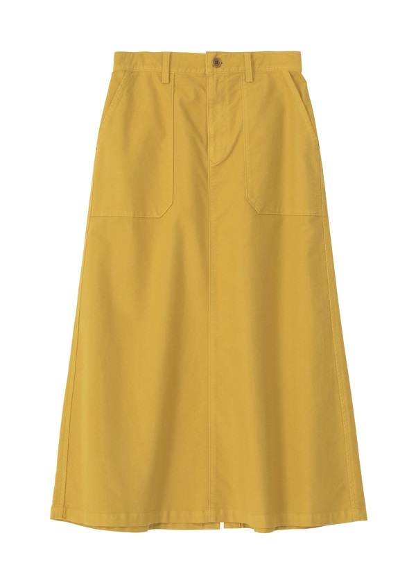 商品写真:スッキリ見えAラインスカート(mustard)