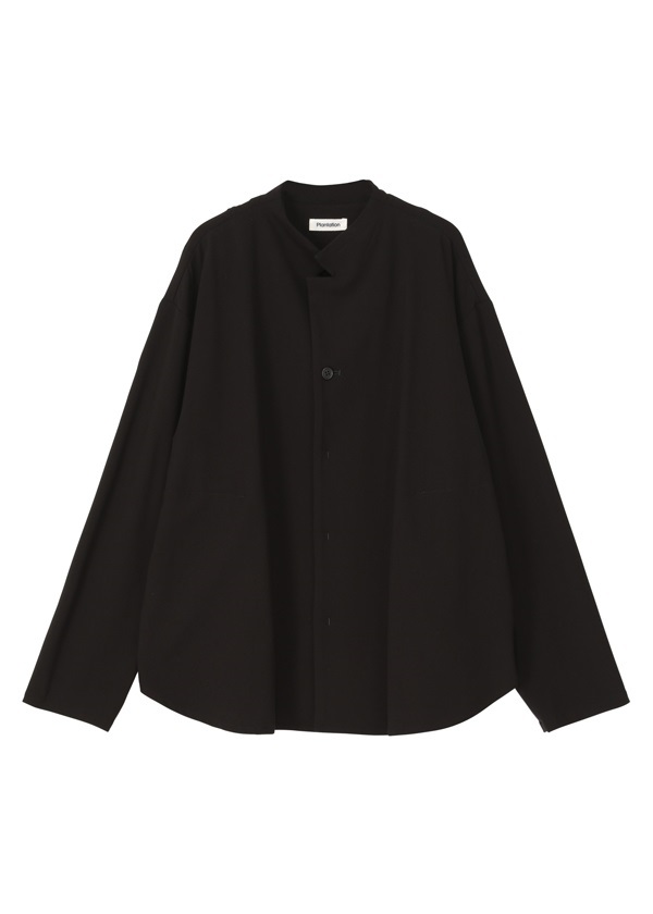 商品写真:ソフトレーヨン / シャツ (black)