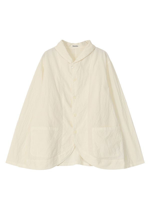 商品写真:シュリンクブロードファイン / シャツ (off white)