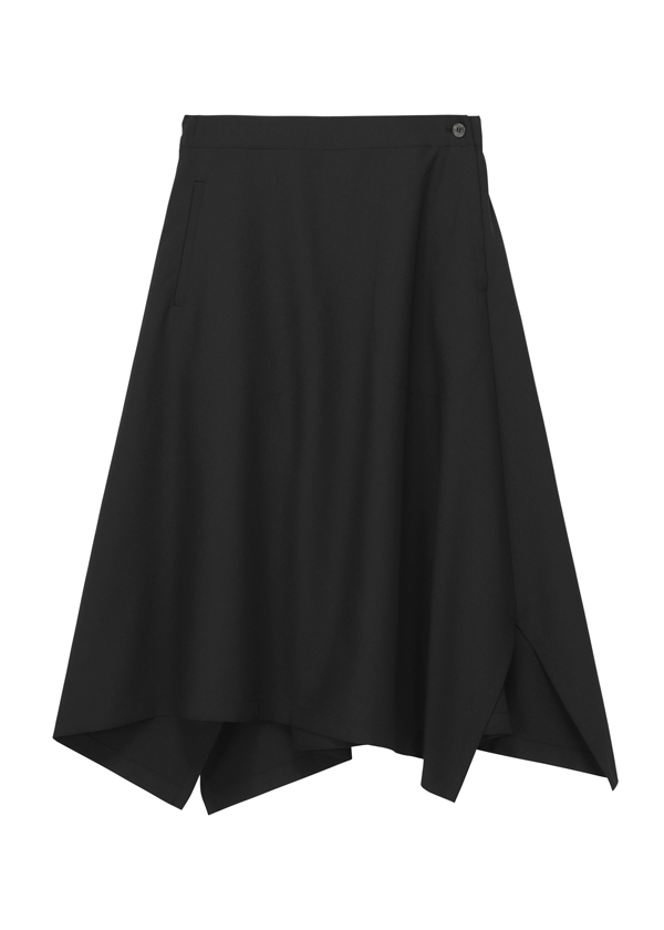 商品写真:スカート/PEバックヘリンボン/black