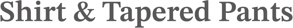 shirt_taperedpants